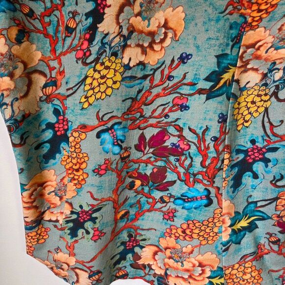 NEVER WORN PARSLEY & SAGE BOHO FLORAL FLUTTER SLEEVES TOP SIZE SMALL - Picture 10 of 15
